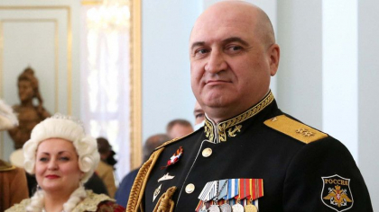 Comandantul flotei ruse din Marea Neagra, arestat dupa scufundarea crucisatorului Moskva 