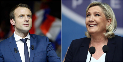Alegerile din Franta: Emmanuel Macron si Marine Le Pen au votat - FOTO/VIDEO
