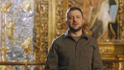 Mesajul lui Zelenski de Paste: „Credem in victoria Ucrainei si suntem convinsi ca nu vom fi distrusi de nicio hoarda ori rau”