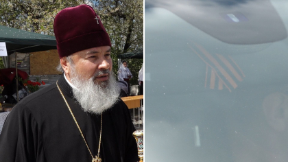 Episcopul Marchel sfideaza legea. Si-a dodat Mercedesul cu panglica „Sfantul Gheorghe” - VIDEO Episcopul Marchel sfideaza legea. Si-a dodat Mercedesul cu panglica „Sfantul Gheorghe” - VIDEO