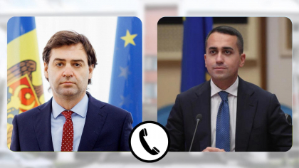 Nicu Popescu a discutat la telefon cu omologul sau italian despre securitatea regionala a tarii si agenda europeana a Republicii Moldova
