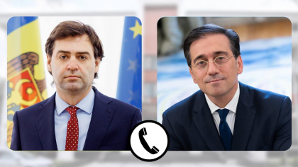 Securitatea Republicii Moldova, inclusiv in contextulul ultimelor evenimente din regiunea transnistreana - discutate la telefon de Nicu Popescu si ministrul Afacerilor Externe al Spaniei Securitatea Republicii Moldova, inclusiv in contextulul ultimelor evenimente din regiunea transnistreana - discutate la telefon de Nicu Popescu si ministrul Afacerilor Externe al Spaniei