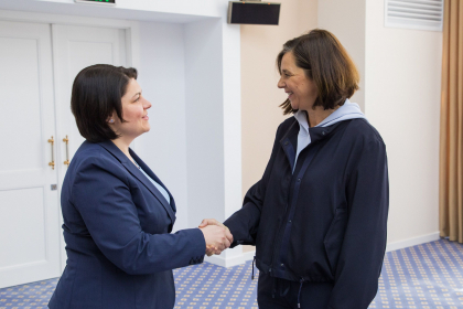 Vicepresedintele Bundestagului german, Katrin Goring-Eckardt, intr-o vizita la Chisinau: Germania va ajuta in continuare Moldova sa-si consolideze rezilienta - FOTO Vicepresedintele Bundestagului german, Katrin Goring-Eckardt, intr-o vizita la Chisinau: Germania va ajuta in continuare Moldova sa-si consolideze rezilienta - FOTO