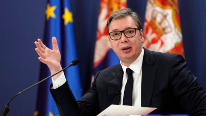 Vucic spune ca Serbia e pe calea aderarii la UE dar nu-si va schimba pozitia fata de Rusia: Nu-mi pasa cat de puternice sunt presiunile