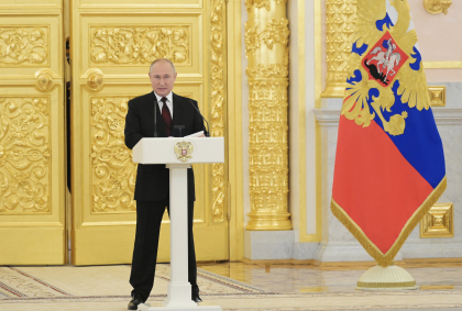 Vladimir Putin: „La fel ca in 1945, victoria va fi a noastra” Vladimir Putin: „La fel ca in 1945, victoria va fi a noastra”