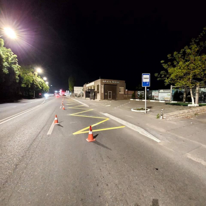 Pe mai multe strazi din capitala au aparut marcaje rutiere noi - FOTO Pe mai multe strazi din capitala au aparut marcaje rutiere noi - FOTO