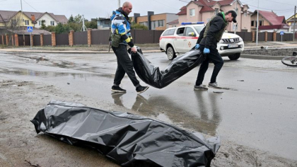Canalul de Telegram „Noul Mariupol”, sustinut de Rusia, cauta muncitori pentru „colectarea mortilor” Canalul de Telegram „Noul Mariupol”, sustinut de Rusia, cauta muncitori pentru „colectarea mortilor”