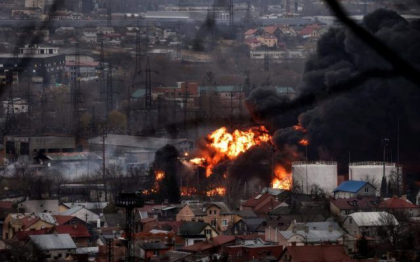 Fortele ruse au atacat cu rachete infrastructuri militare din regiunea Lvov