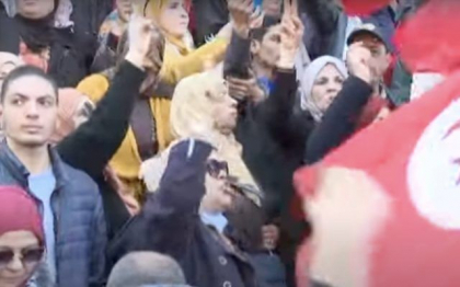Tunisia: Mii de oameni manifesteaza impotriva presedintelui Kais Saied