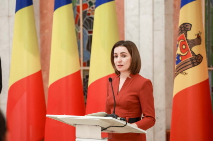 Presedintele Maia Sandu va efectua o vizita de lucru la Bruxelles si la Paris
