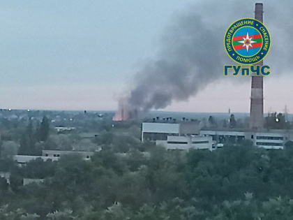 Incendiu de vegetatie in stanga Nistrului. Flacarile s-au extins pe o suprafata de aproximativ 100 de metri patrati - FOTO/VIDEO