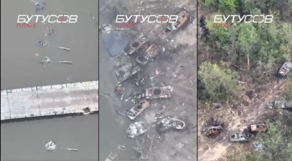 Un ofiter ucrainean povesteste cum au fost zdrobiti rusii la Donet: Le-am bombardat pontoanele si ne uitam cu dronele cum se inecau Un ofiter ucrainean povesteste cum au fost zdrobiti rusii la Donet: Le-am bombardat pontoanele si ne uitam cu dronele cum se inecau