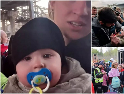 O mama si bebelusul ei, evacuati dupa doua luni de infern la Azovstal: „Am calcat iarba, am mirosit florile, ne-a alintat soarele” O mama si bebelusul ei, evacuati dupa doua luni de infern la Azovstal: „Am calcat iarba, am mirosit florile, ne-a alintat soarele”