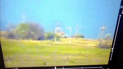 Ucrainenii au aruncat in aer un vehicul al armatei ruse incarcat cu rachete termobarice - VIDEO