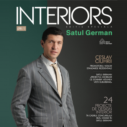  DAS a prezentat imagini cu interiorul caselor din “Satul German”. Initiatorul proiectului, Ceslav Ciuhrii, pe coperta revistei - VIDEO