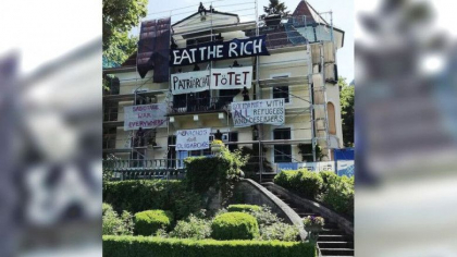 Un conac din Austria al oligarhului Igor Suvalov, fost vicepremierul al Rusiei, a fost ocupat de activisti Un conac din Austria al oligarhului Igor Suvalov, fost vicepremierul al Rusiei, a fost ocupat de activisti