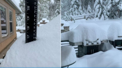 Fenomen neobisnuit in Colorado, SUA. Ninsori si temperaturi care au scazut de la 30 de grade Celsius pana la limita inghetului - FOTO/VIDEO

