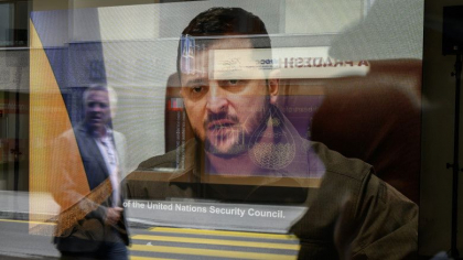 Zelenski, mesaj la Davos: E momentul in care se decide daca forta bruta va stapani lumea. Sanctiunile trebuie sa fie fara precedent Zelenski, mesaj la Davos: E momentul in care se decide daca forta bruta va stapani lumea. Sanctiunile trebuie sa fie fara precedent