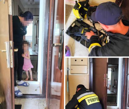 Un copil de 3 ani a ramas blocat in apartament, dupa ce mama acestuia a plecat la piata, la Causeni. Cum s-a intamplat totul - FOTO