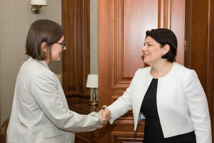 Prim-ministrul a discutat cu directorul Biroului regional PNUD pentru Europa si CSI despre consolidarea sistemului energetic in Moldova - FOTO