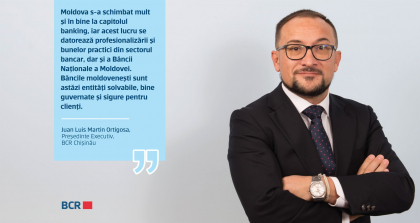 BCR Chisinau parte a dezvoltarii economice si sociale din Republica Moldova