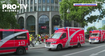 Cel putin o persoana a murit, iar altele au fost ranite dupa ce un vehicul a intrat in multime, in centrul orasului Berlin Cel putin o persoana a murit, iar altele au fost ranite dupa ce un vehicul a intrat in multime, in centrul orasului Berlin
