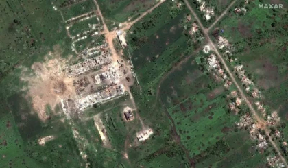 Imagini din satelit cu urmarile bombardamentelor rusilor in Donbas - FOTO Imagini din satelit cu urmarile bombardamentelor rusilor in Donbas - FOTO