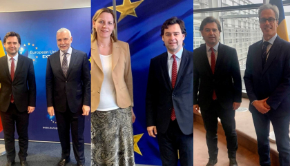 S-a intors de la Bruxelles. Nicu Popescu, dupa mai multe intalniri cu oficiali straini: „Ne dorim sa obtinem o perspectiva clara de aderare la UE si sa avansam spre statutul de tara candidat” - FOTO S-a intors de la Bruxelles. Nicu Popescu, dupa mai multe intalniri cu oficiali straini: „Ne dorim sa obtinem o perspectiva clara de aderare la UE si sa avansam spre statutul de tara candidat” - FOTO