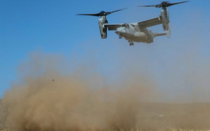 Un avion militar s-a prabusit in sudul Californiei - VIDEO