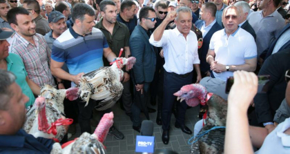 Reportaj PRO TV. Trei ani de cand Vlad Plahotniuc a aruncat CURCANII peste gardul Presedintiei, strigand "IUDA" in fata institutiei, apoi a fugit din tara: "Dodon, iesi afara" - VIDEO Reportaj PRO TV. Trei ani de cand Vlad Plahotniuc a aruncat CURCANII peste gardul Presedintiei, strigand "IUDA" in fata institutiei, apoi a fugit din tara: "Dodon, iesi afara" - VIDEO