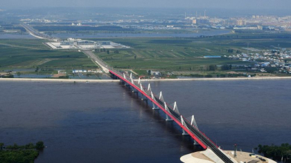 Cum arata primul pod rutier intre Rusia si China, deschis vineri pentru transportul de marfa