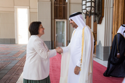 Prim-ministrul Natalia Gavrilita si premierul Qatarului pledeaza pentru fortificarea parteneriatului strategic moldo-qatarian - FOTO