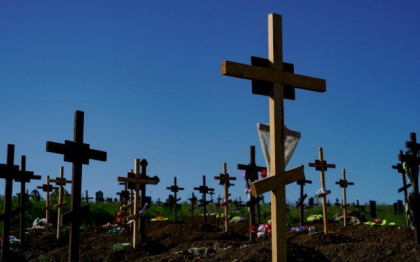 1.200 de cadavre raman neidentificate in Ucraina, conform sefului politiei. Au fost deschise dosare penale privind moartea a 12.000 de persoane, multe gasite in gropi comune
