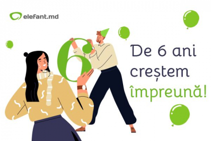 Elefant.md te invita la aniversarea de 6 ani Elefant.md te invita la aniversarea de 6 ani