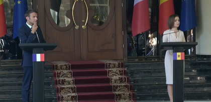 Emmanuel Macron despre problema transnistreana: "Situatia de astazi nu este un obstacol care sa impiedice procesul"