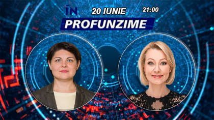 Prim-ministrul Natalia Gavrilita - luni la emisiunea In PROfunzime cu Lorena Bogza