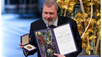 Jurnalistul rus care a castigat Premiul Nobel pentru Pace isi vinde medalia pentru copiii din Ucraina
