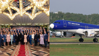 Deputatii si senatorii Parlamentului Romainei au asteptat 7 ore in aeroport pentru a ajunge la Chisinau. Ambasador: „Air Moldova, cred ca datorati o scuza de bun simt”