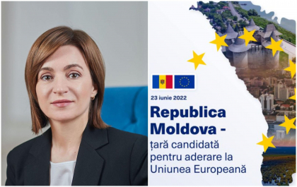 Maia Sandu, dupa ce Republica Moldova a primit statutul de tara candidat la UE: "Avem in fata un drum complicat, care va cere multa munca si efort" Maia Sandu, dupa ce Republica Moldova a primit statutul de tara candidat la UE: "Avem in fata un drum complicat, care va cere multa munca si efort"