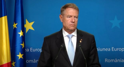 Presedintele Romaniei, la summitul UE: Sunt optimist ca vom aproba propunerea ca Ucraina si Moldova sa primeasca statutul de candidat - VIDEO