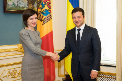 Maia Sandu - intr-o vizita de lucru la Kiev. Sefa statului se va intalni cu presedintele ucrainen, Volodimir Zelenski  