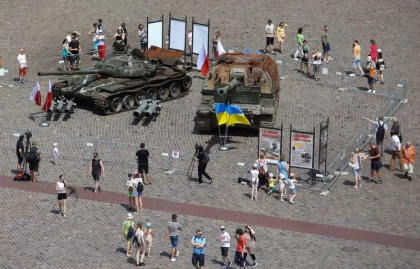 „Dovada ca Ucraina ar putea castiga razboiul”, expusa in centrul Varsoviei - FOTO