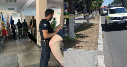 Ultima ora. Alerta cu bomba la Judecatoria Buiucani - FOTO