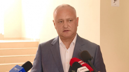 Igor Dodon despre legaturile sale cu fugarul Vlad Plahotniuc: "Au iesit la Plahotniuc si incearca sa obtina date, pentru ca nu au dovezi pe capetele de acuzatie"