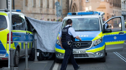 Un cap de om a fost lasat in fata unui tribunal din Germania