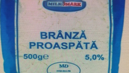 Un lot de branza - retras de pe piata. ANSA: Cumparatorii sunt indemnati sa nu-l consume si pot sa returneze produsele magazinului