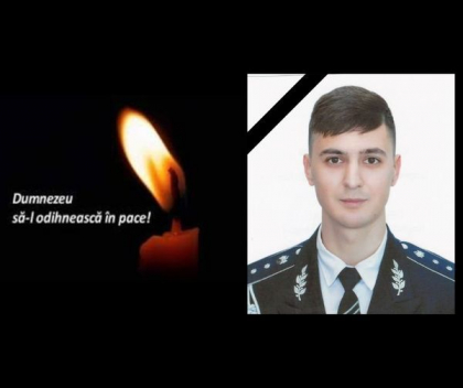 Accident grav la Basarabeasca. Un politist a decedat, dupa ce masina in care se afla a derapat de pe sosea si s-a rasturnat