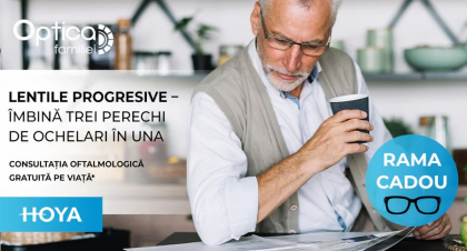 Lentile progresive – imbina trei perechi de ochelari in una