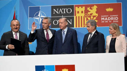 Turcia ameninta ca blocheaza din nou aderarea Finlandei si Suediei la NATO daca nu primeste ce i s-a promis Turcia ameninta ca blocheaza din nou aderarea Finlandei si Suediei la NATO daca nu primeste ce i s-a promis