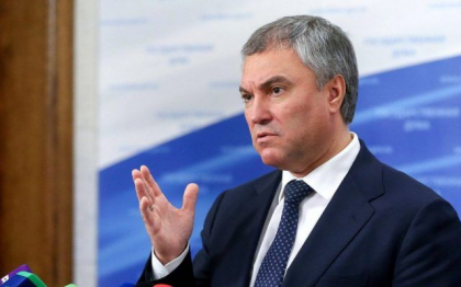 Seful Dumei de Stat: Ucraina „face totul” pentru ca trupele ruse „sa nu se opreasca” la frontierele regiunilor Donetk si Lugansk Seful Dumei de Stat: Ucraina „face totul” pentru ca trupele ruse „sa nu se opreasca” la frontierele regiunilor Donetk si Lugansk